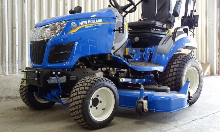 mini-tracteur tondeuse new holland boomer 25