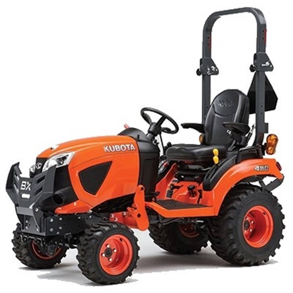 Micro Tracteur Diesel 4 Rm Kubota Bx231 Dv Roues Industrielles – Image 2