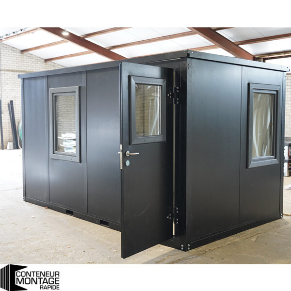 Unité De Bureau Anthracite 3 X 2 Mètres
