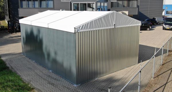 Tente-magasin WT609, 6 m de large, espace de stockage et de travail – Image 4