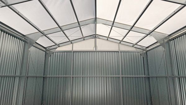 Tente-magasin WT609, 6 m de large, espace de stockage et de travail – Image 2